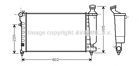 Radiator racire motor