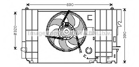 Ventilator radiator