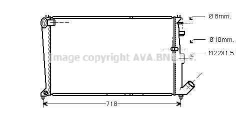 Radiator racire motor