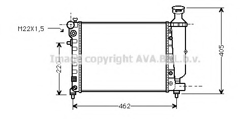 Radiator racire motor