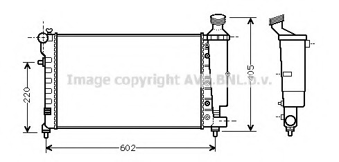 Radiator racire motor