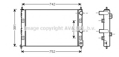 Radiator racire motor