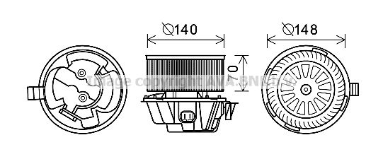 Ventilator habitaclu