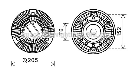 Ventilator radiator