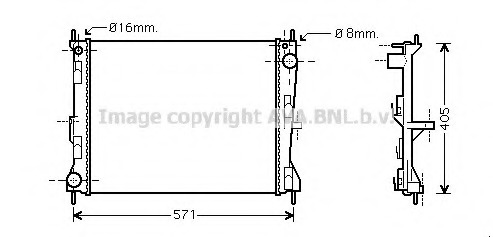 Radiator racire motor