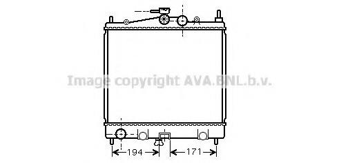 Radiator racire motor