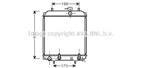 Radiator racire motor