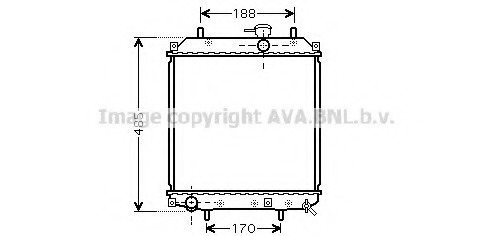 Radiator racire motor