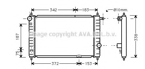 Radiator racire motor