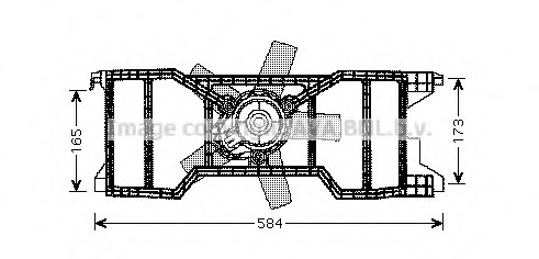 Ventilator radiator