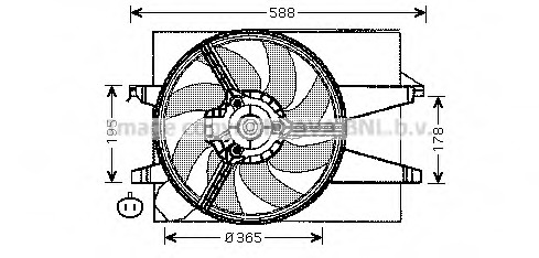 Ventilator radiator