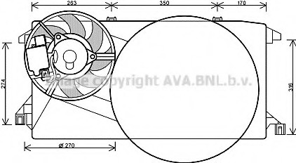 Ventilator radiator