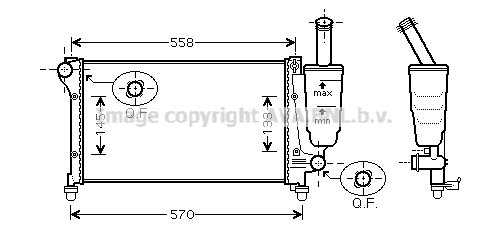 Radiator racire motor