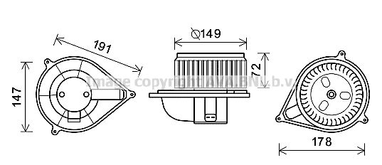 Ventilator habitaclu