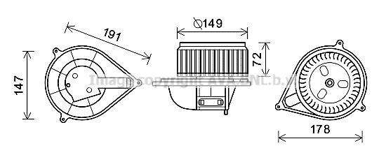 Ventilator habitaclu