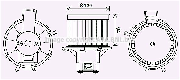 Ventilator habitaclu