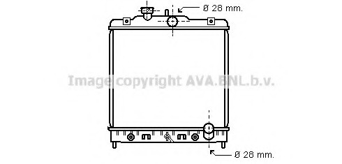 Radiator racire motor