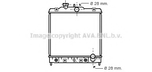 Radiator racire motor