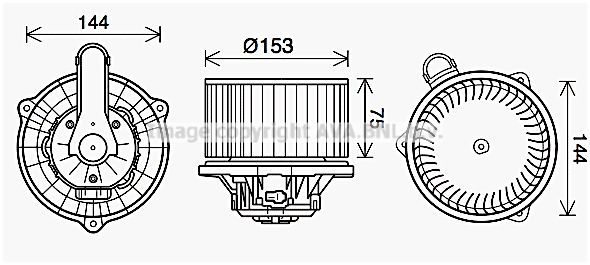 Ventilator habitaclu