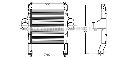 Intercooler compresor