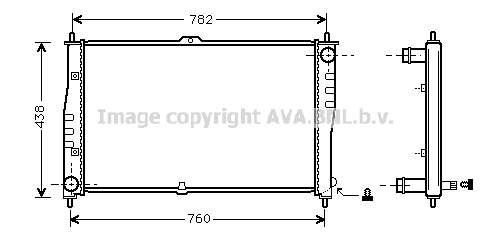 Radiator racire motor