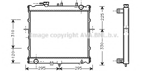 Radiator racire motor