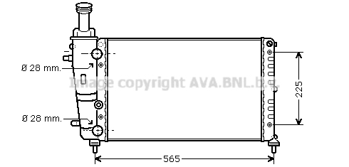 Radiator racire motor