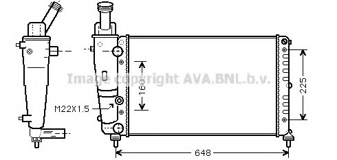 Radiator racire motor