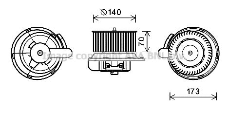 Ventilator habitaclu