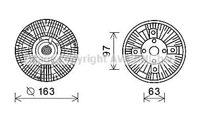 Ventilator radiator