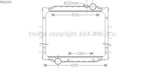 Radiator racire motor