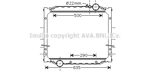 Radiator racire motor