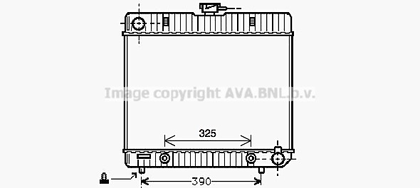 Radiator racire motor