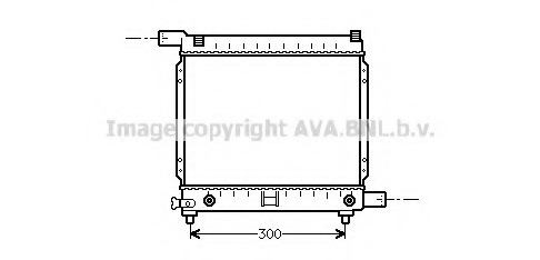 Radiator racire motor