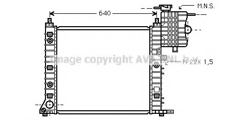 Radiator racire motor