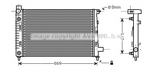 Radiator racire motor