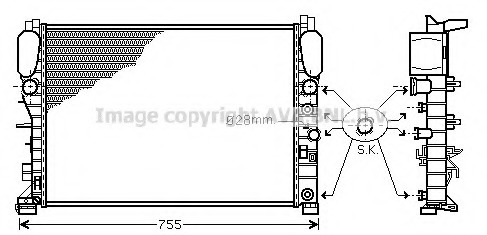 Radiator racire motor