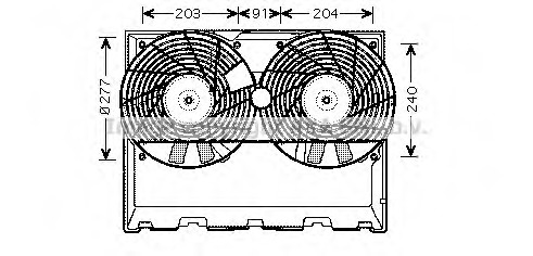 Ventilator radiator