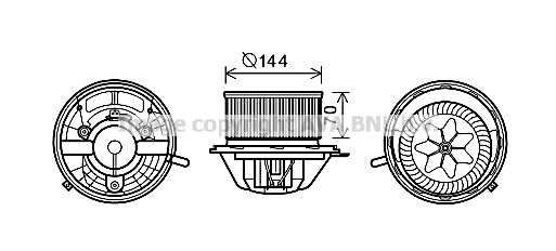 Ventilator habitaclu