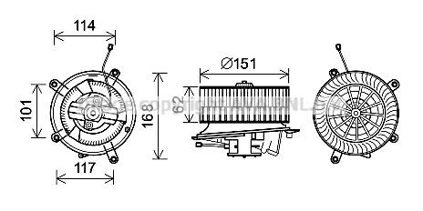 Ventilator habitaclu