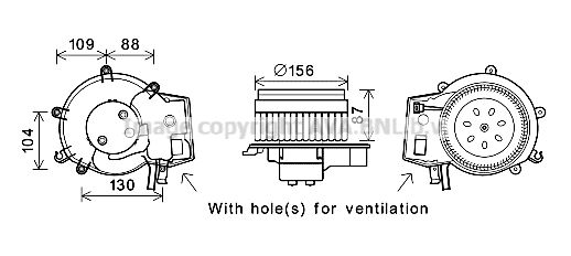 Ventilator habitaclu