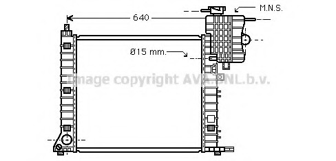 Radiator racire motor