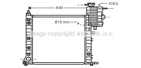 Radiator racire motor