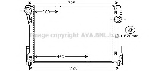 Radiator racire motor