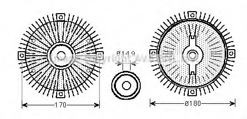 Ventilator radiator