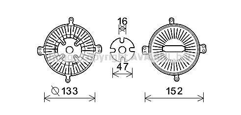 Ventilator radiator