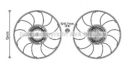 Ventilator radiator