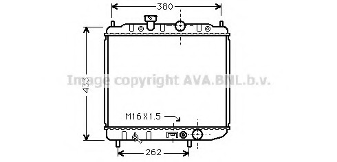 Radiator racire motor