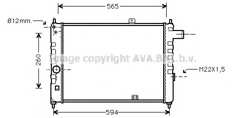 Radiator racire motor