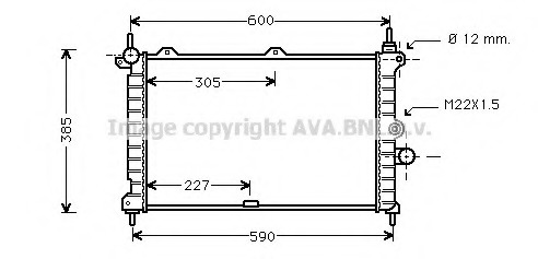 Radiator racire motor